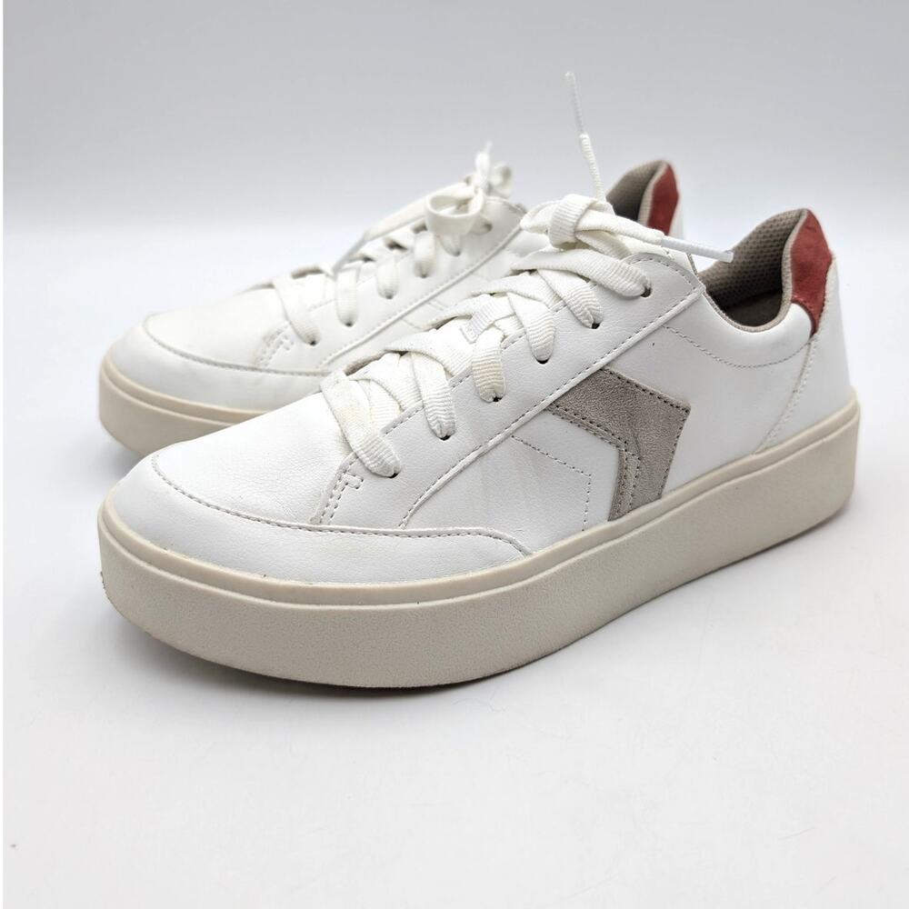 Dr. Scholl's Madison Lace Comfort Sneaker Shoes Women's White Size US7.5M EU38